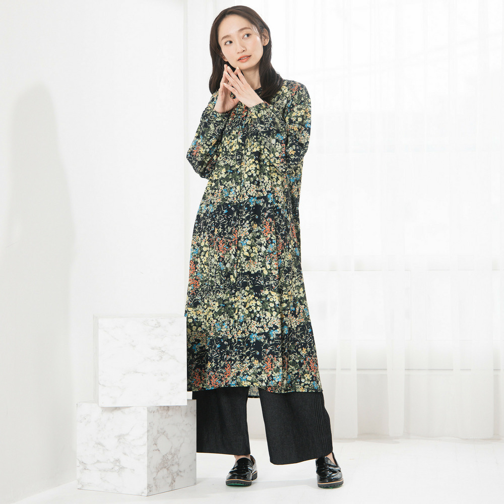 INDESIGN ピンタックラインデニムパンツ7