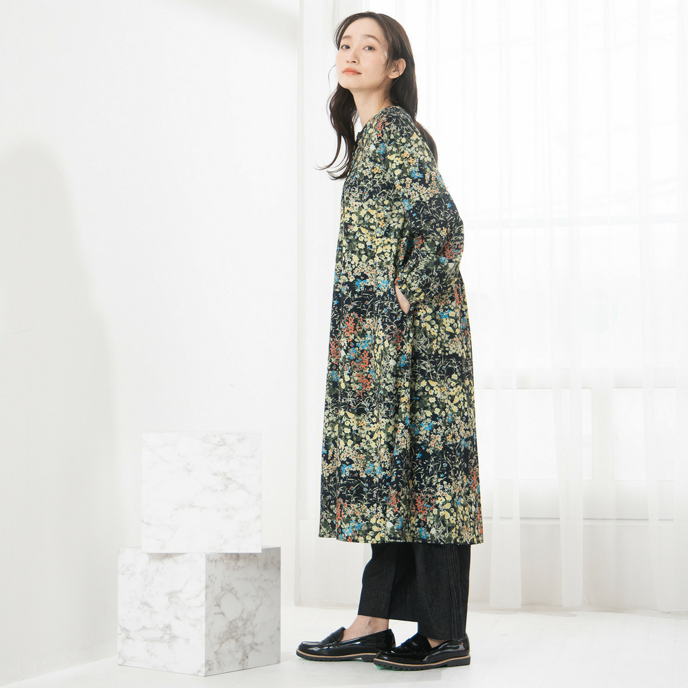 21号(6L~) INDESIGN ピンタックラインデニムパンツ8