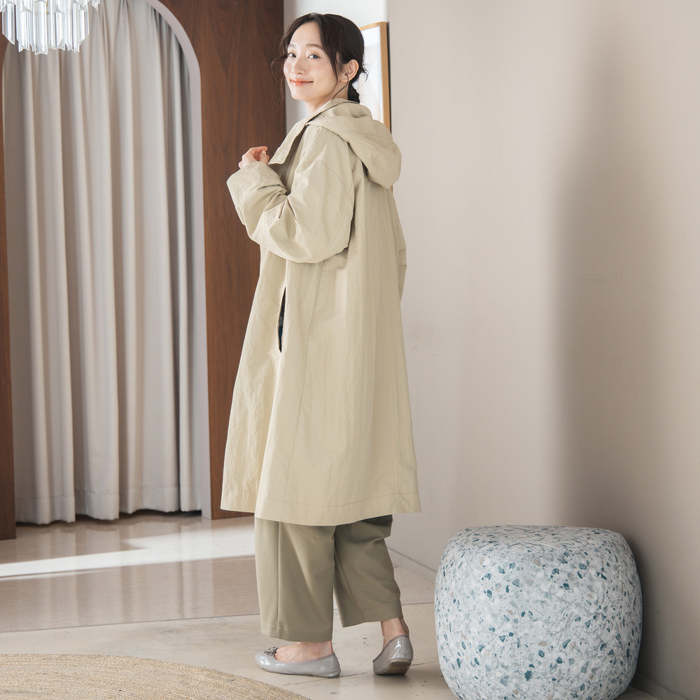 21号(6L~) Bleu tango マチルダプリント2WAYコート10