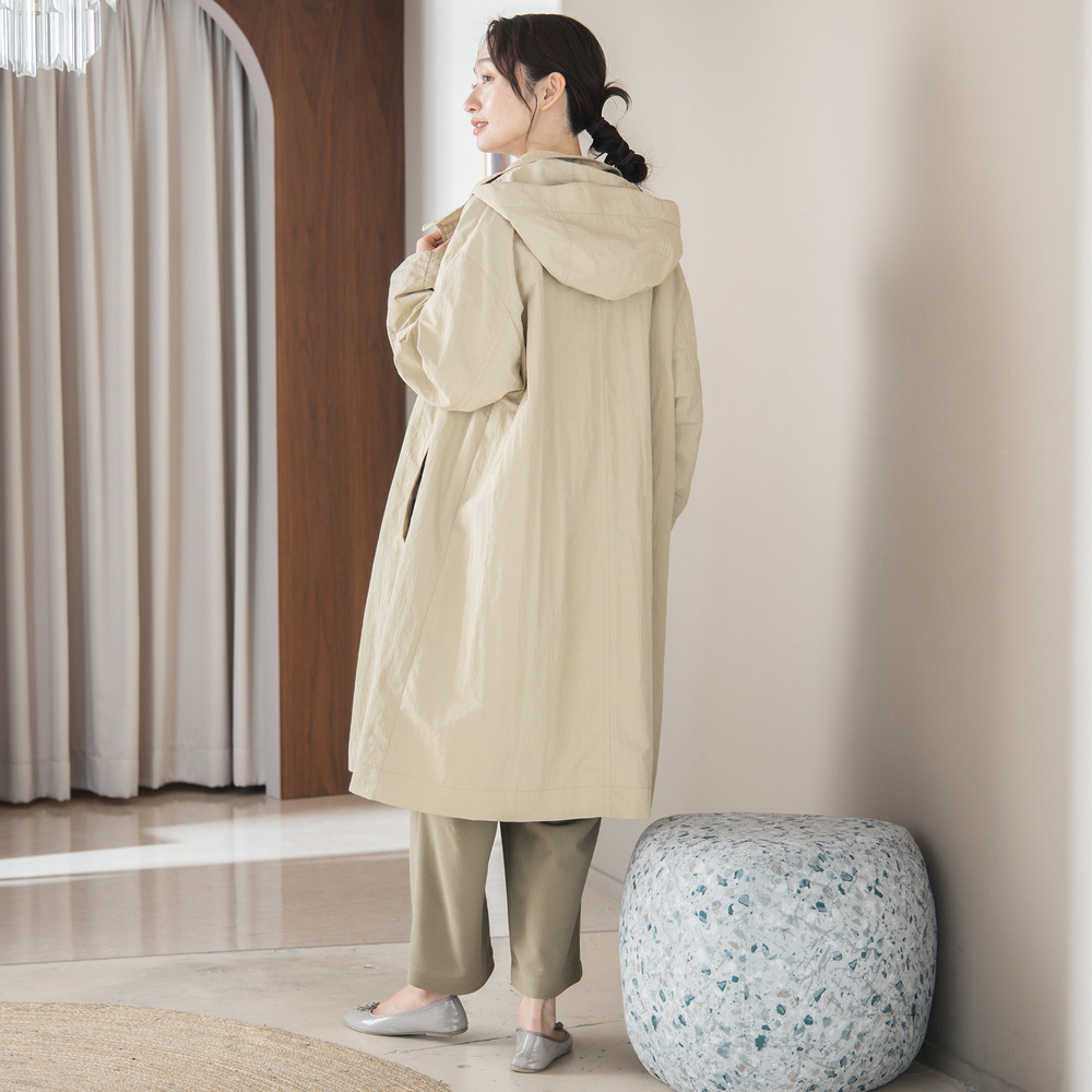 21号(6L~) Bleu tango マチルダプリント2WAYコート11