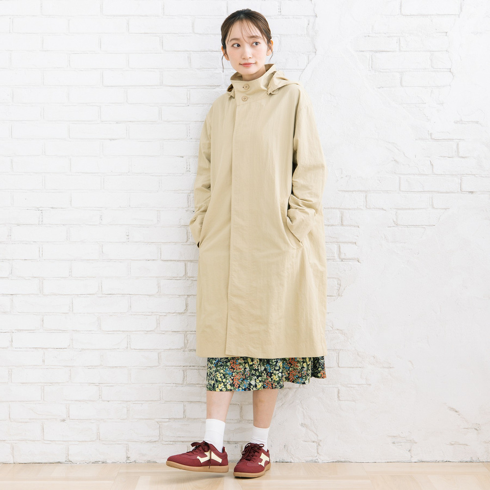 21号(6L~) Bleu tango マチルダプリント2WAYコート13