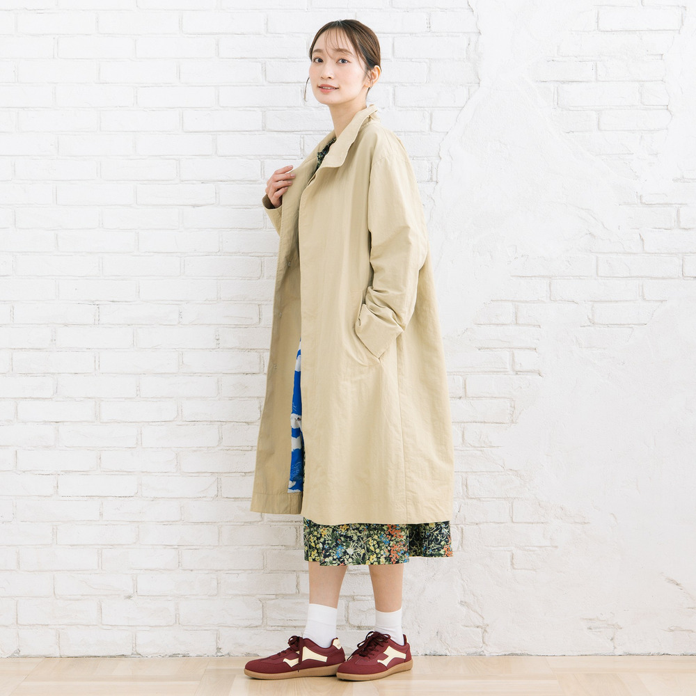 21号(6L~) Bleu tango マチルダプリント2WAYコート14