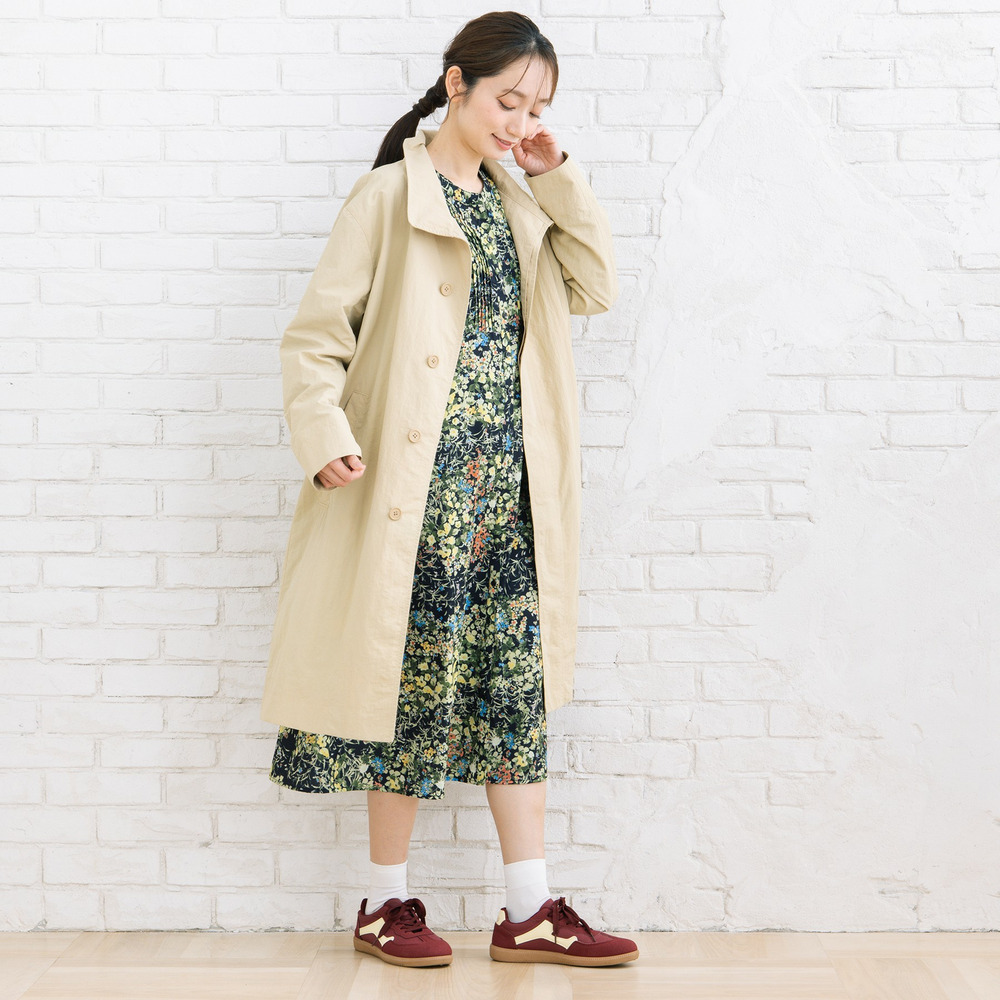 21号(6L~) Bleu tango マチルダプリント2WAYコート15