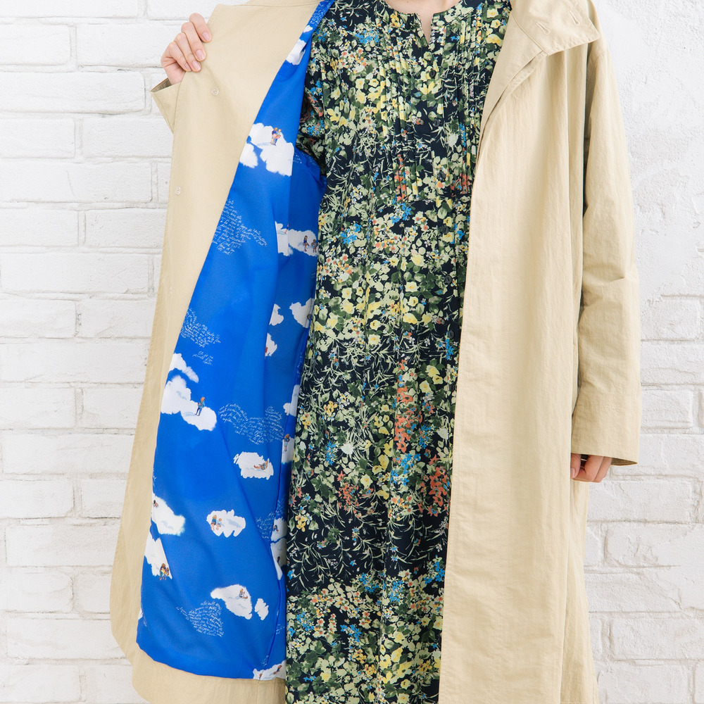 21号(6L~) Bleu tango マチルダプリント2WAYコート18