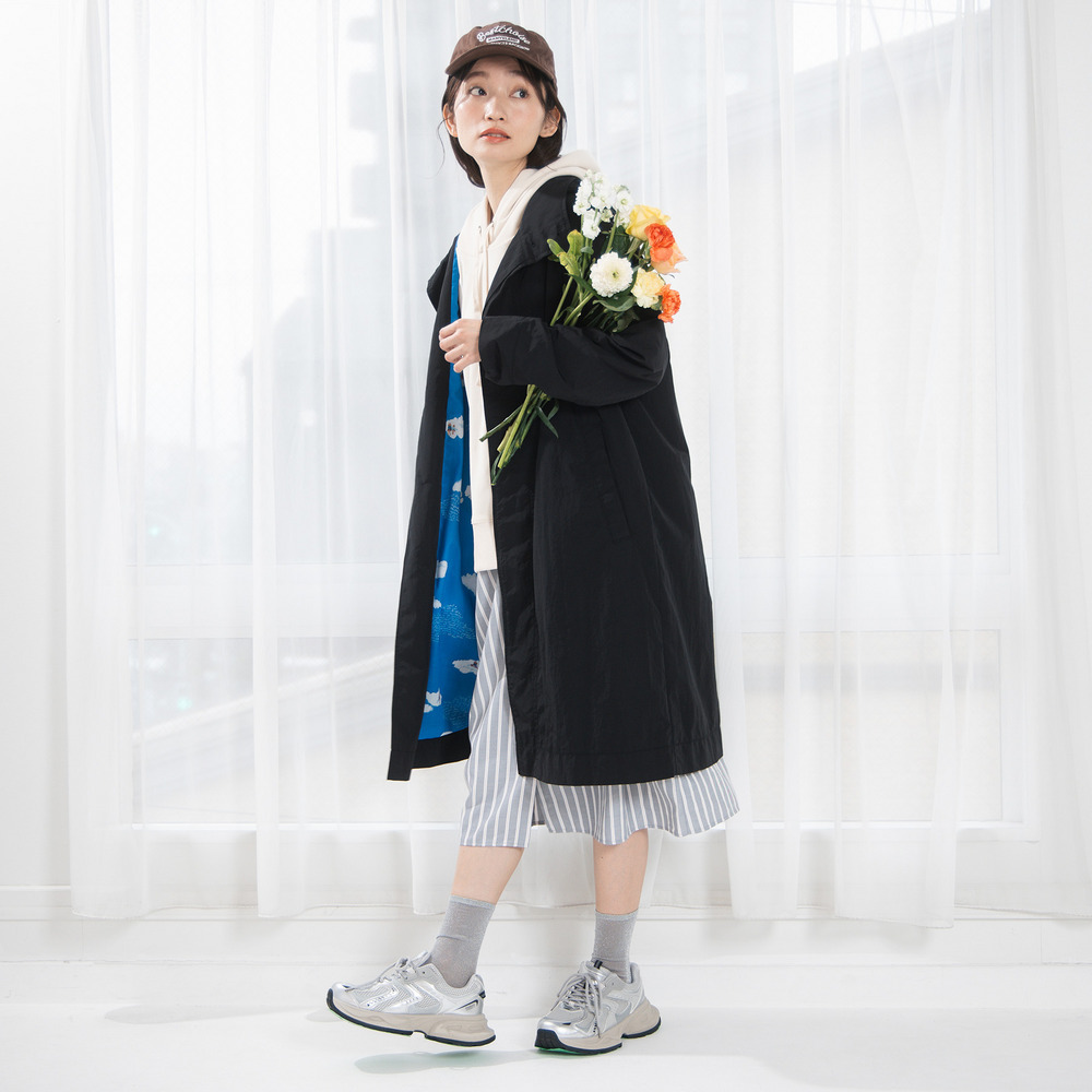 21号(6L~) Bleu tango マチルダプリント2WAYコート2