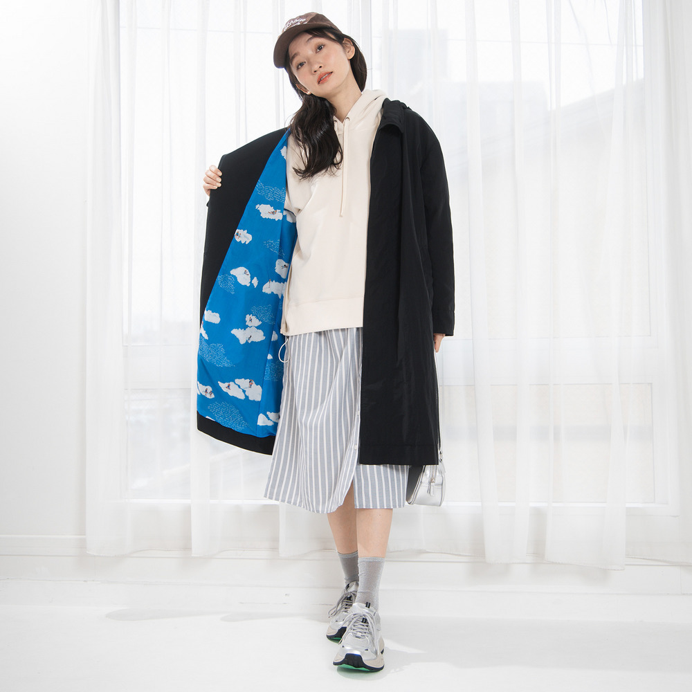 21号(6L~) Bleu tango マチルダプリント2WAYコート3