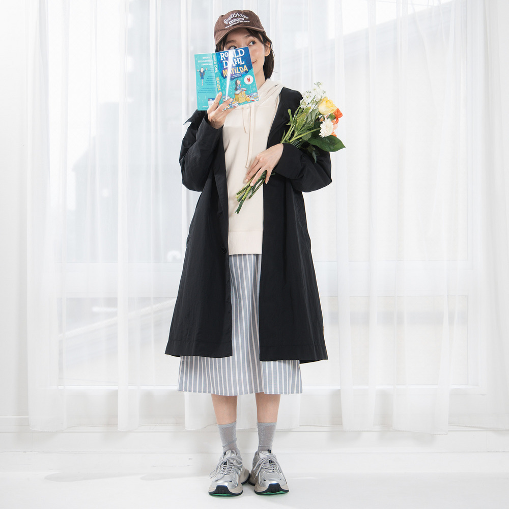 21号(6L~) Bleu tango マチルダプリント2WAYコート4