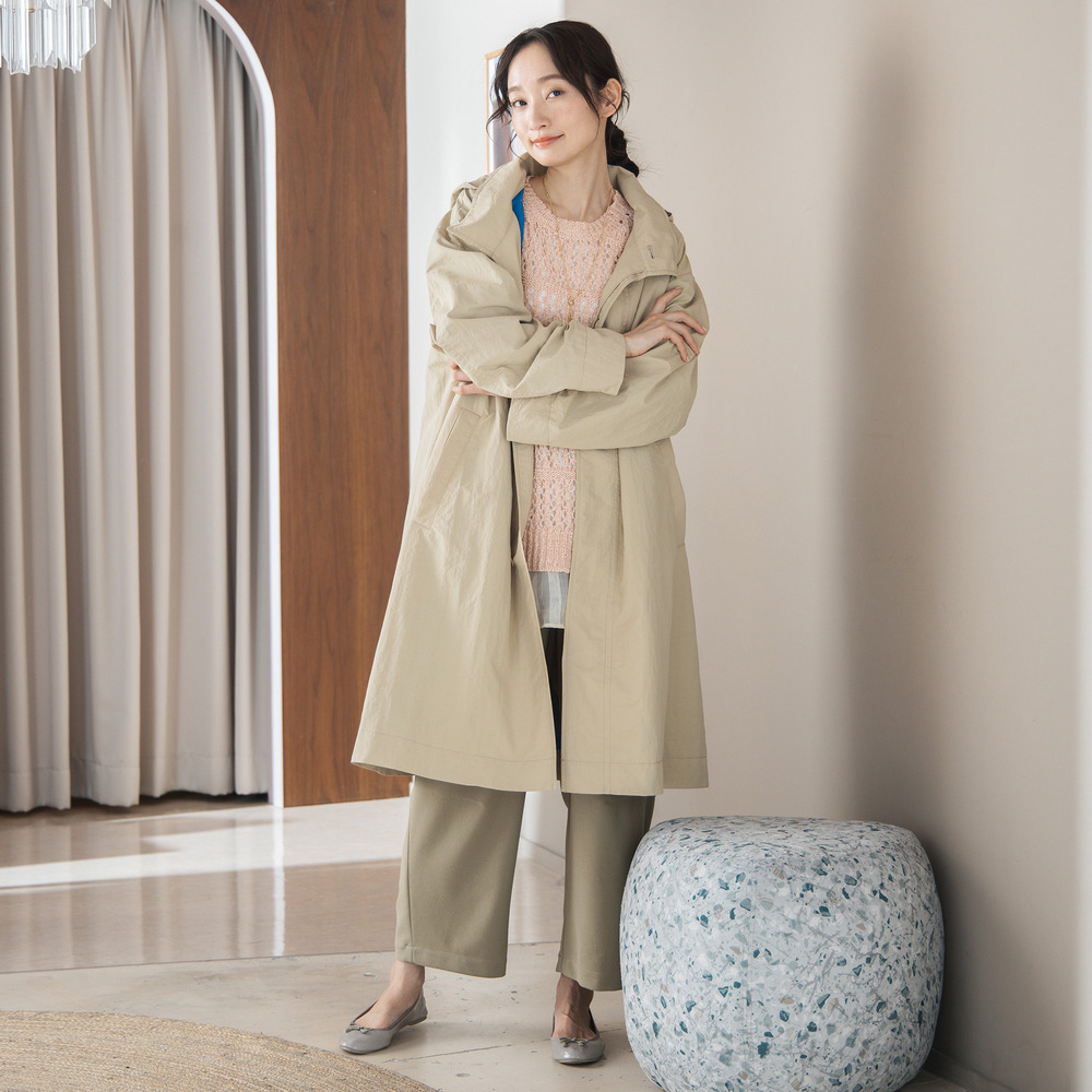 21号(6L~) Bleu tango マチルダプリント2WAYコート8