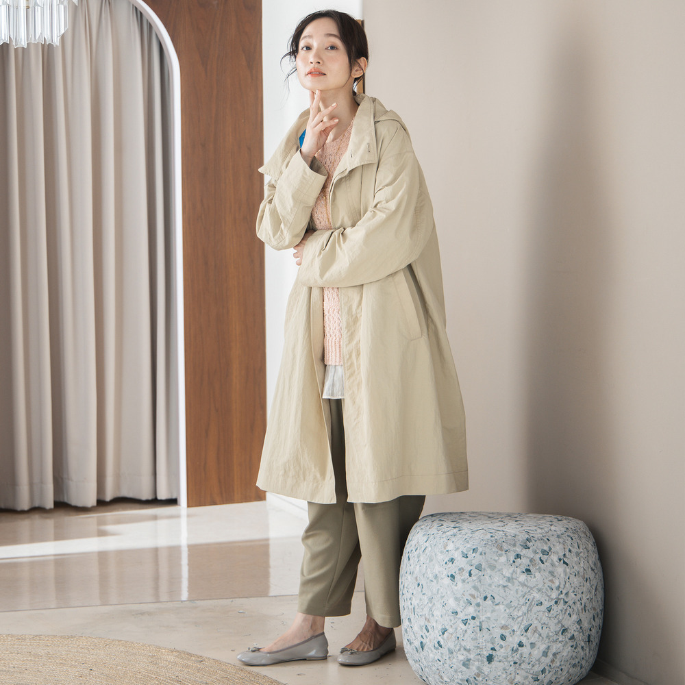 21号(6L~) Bleu tango マチルダプリント2WAYコート9