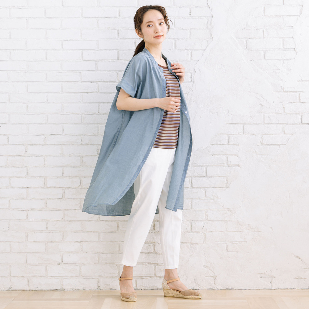 FONTLAB スーパーライトデニムチュニック5