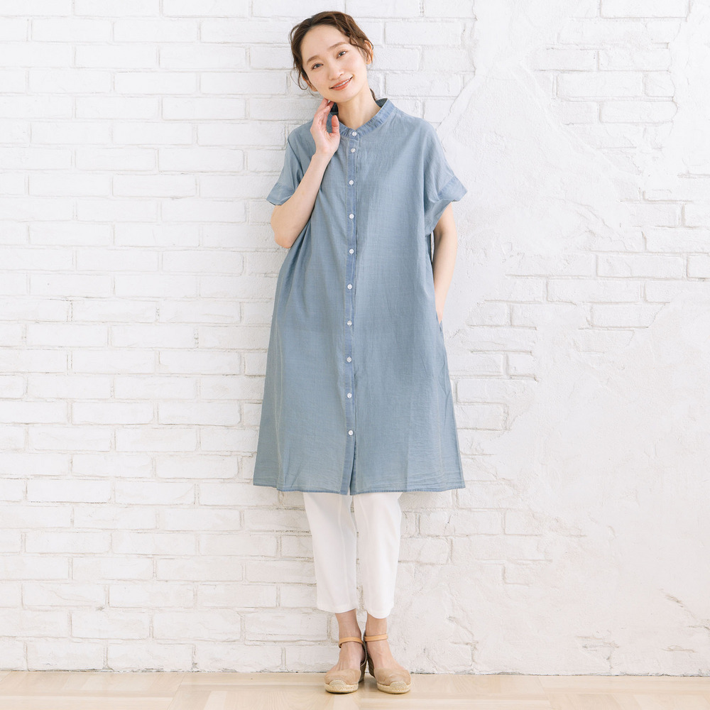 FONTLAB スーパーライトデニムチュニック6