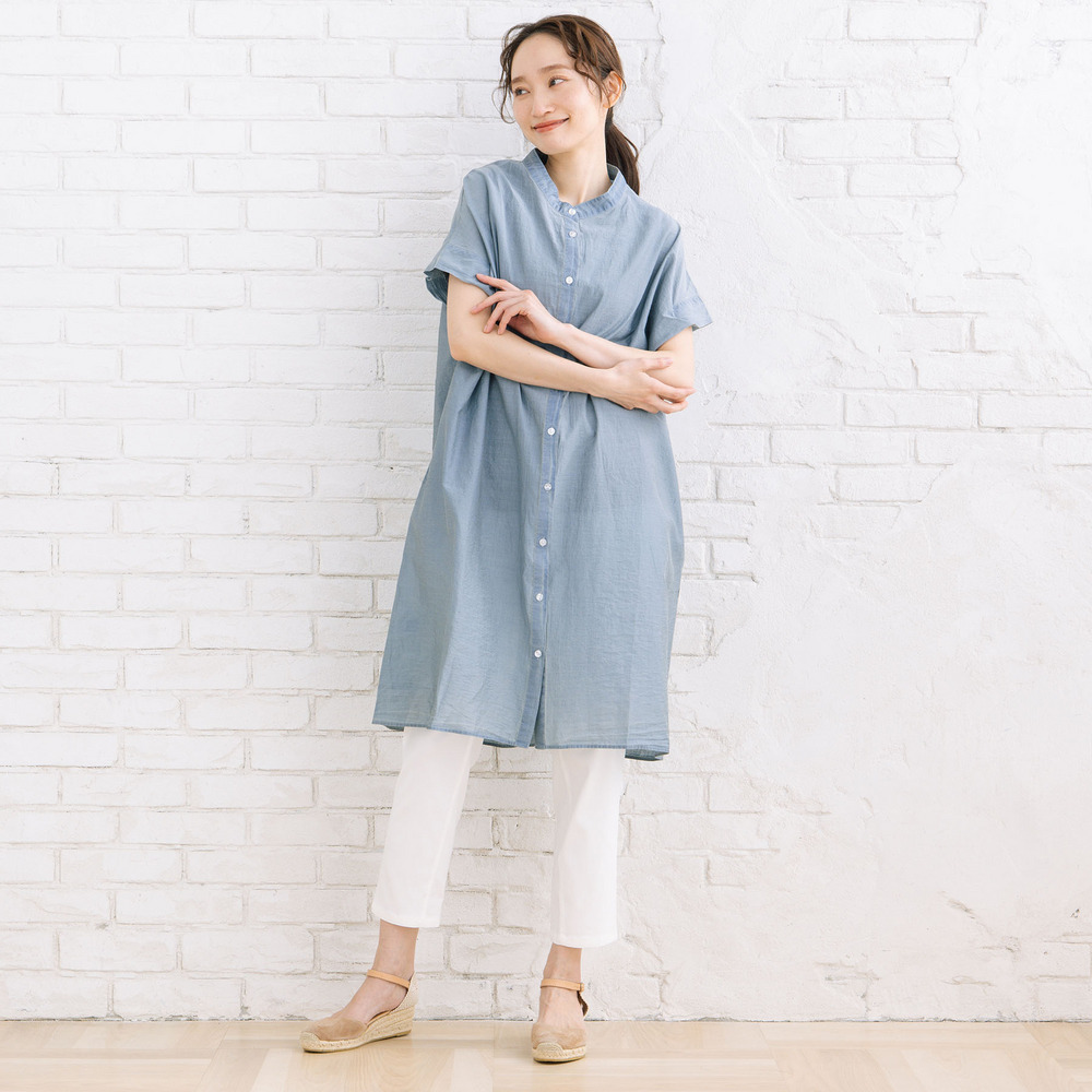 FONTLAB スーパーライトデニムチュニック7