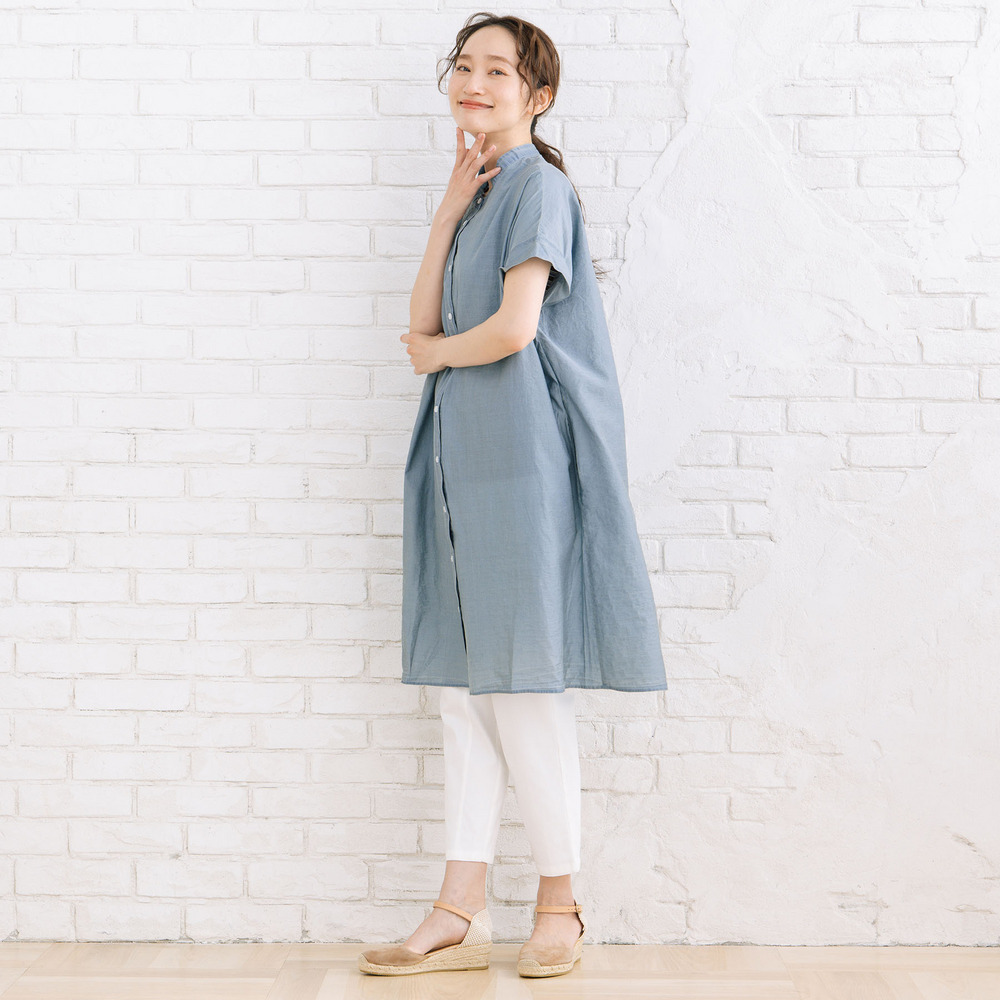 FONTLAB スーパーライトデニムチュニック8