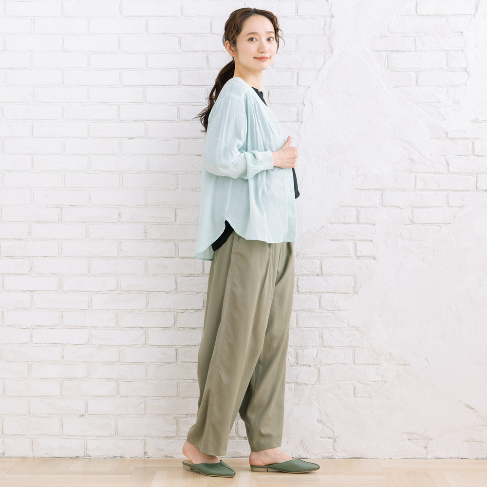 FONTLAB 気流染めシャツカーディガン2