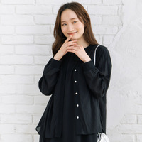 21号(6L～) FONTLAB 気流染めシャツカーディガン