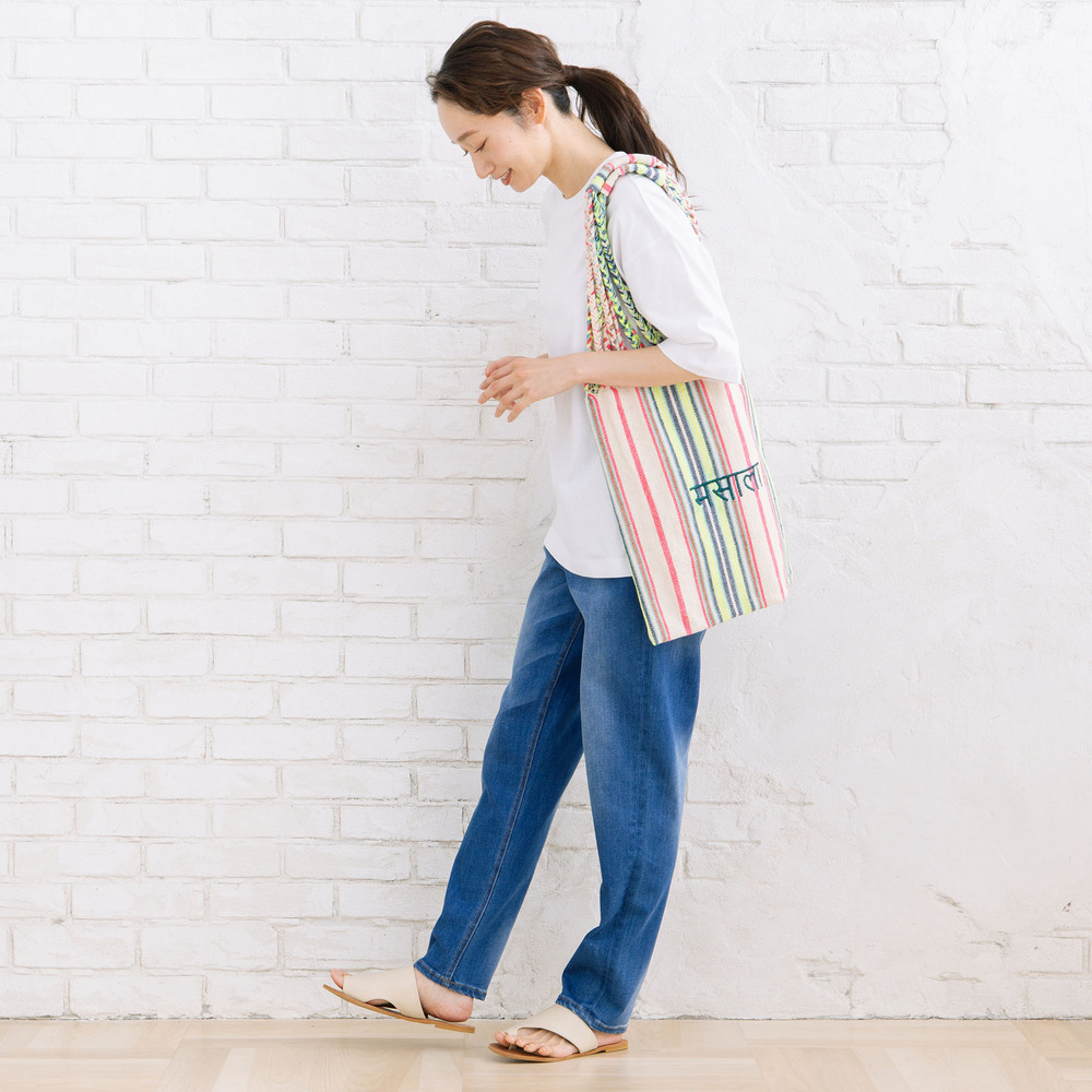 INDESIGN マルチストライプハンモックバッグ3