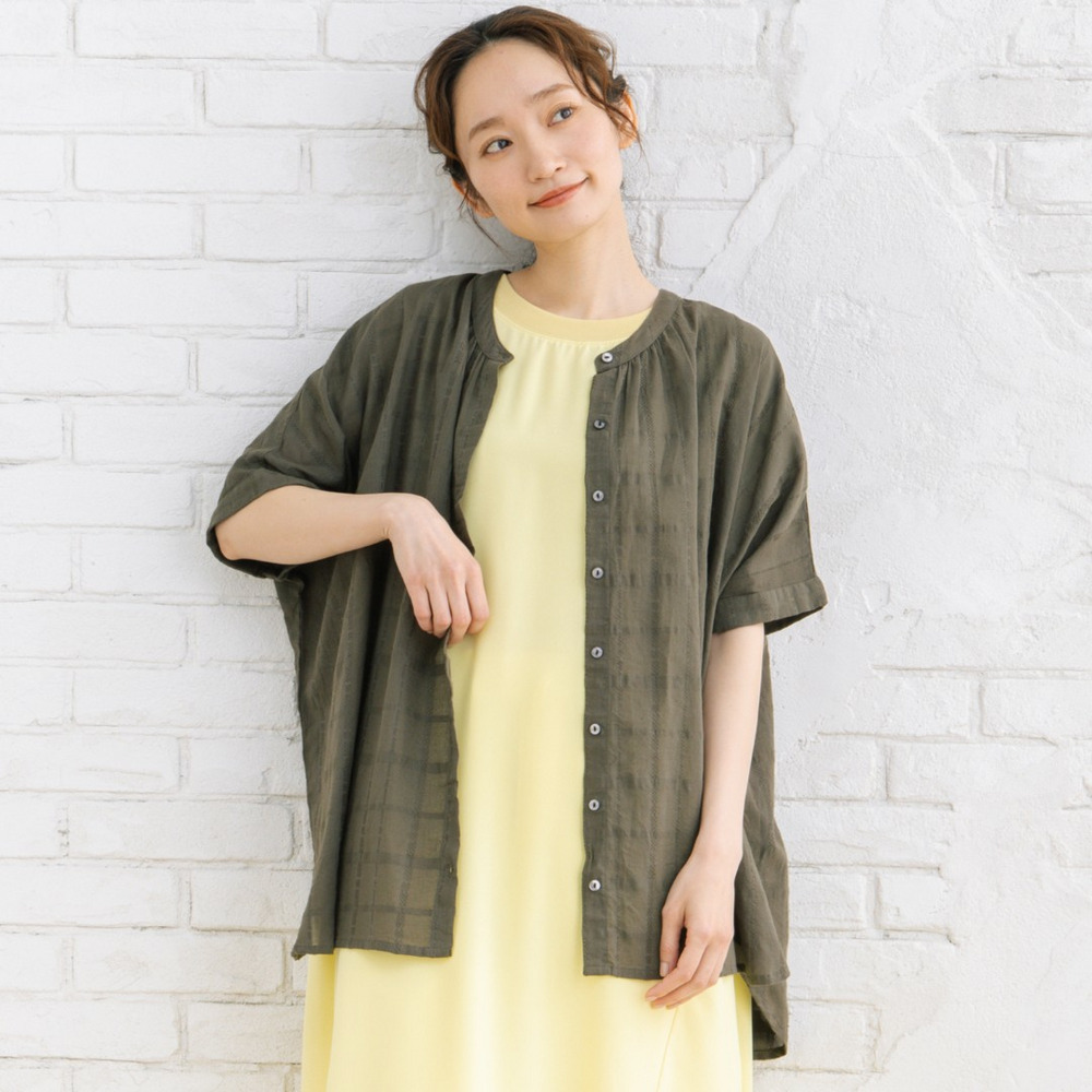 INDESIGN ドビーチェックシャツ