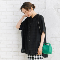 INDESIGN ドビーチェックシャツ