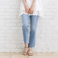 London Denim [Rogique][接触冷感]9分丈デニムパンツ