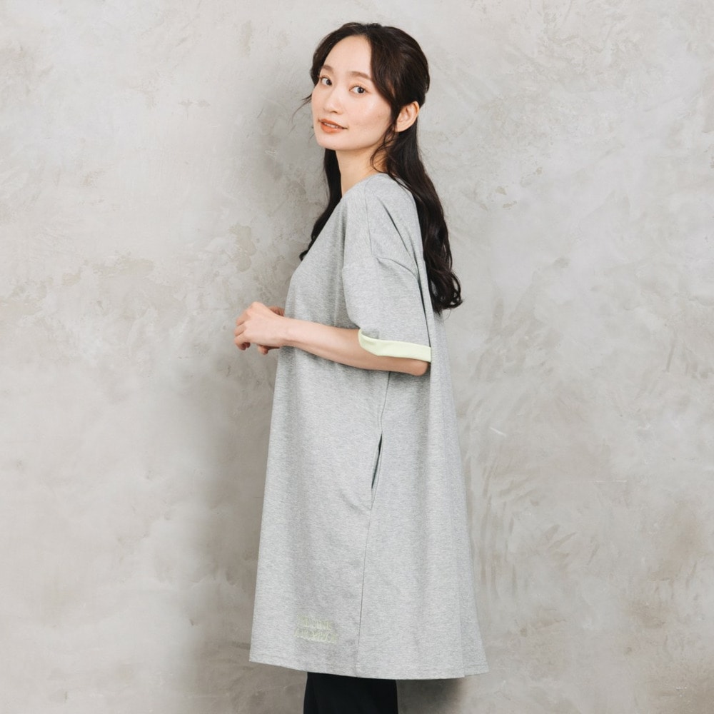 21号(6L~) FONTLAB リバーカラー刺繍チュニック【予約販売限定】13