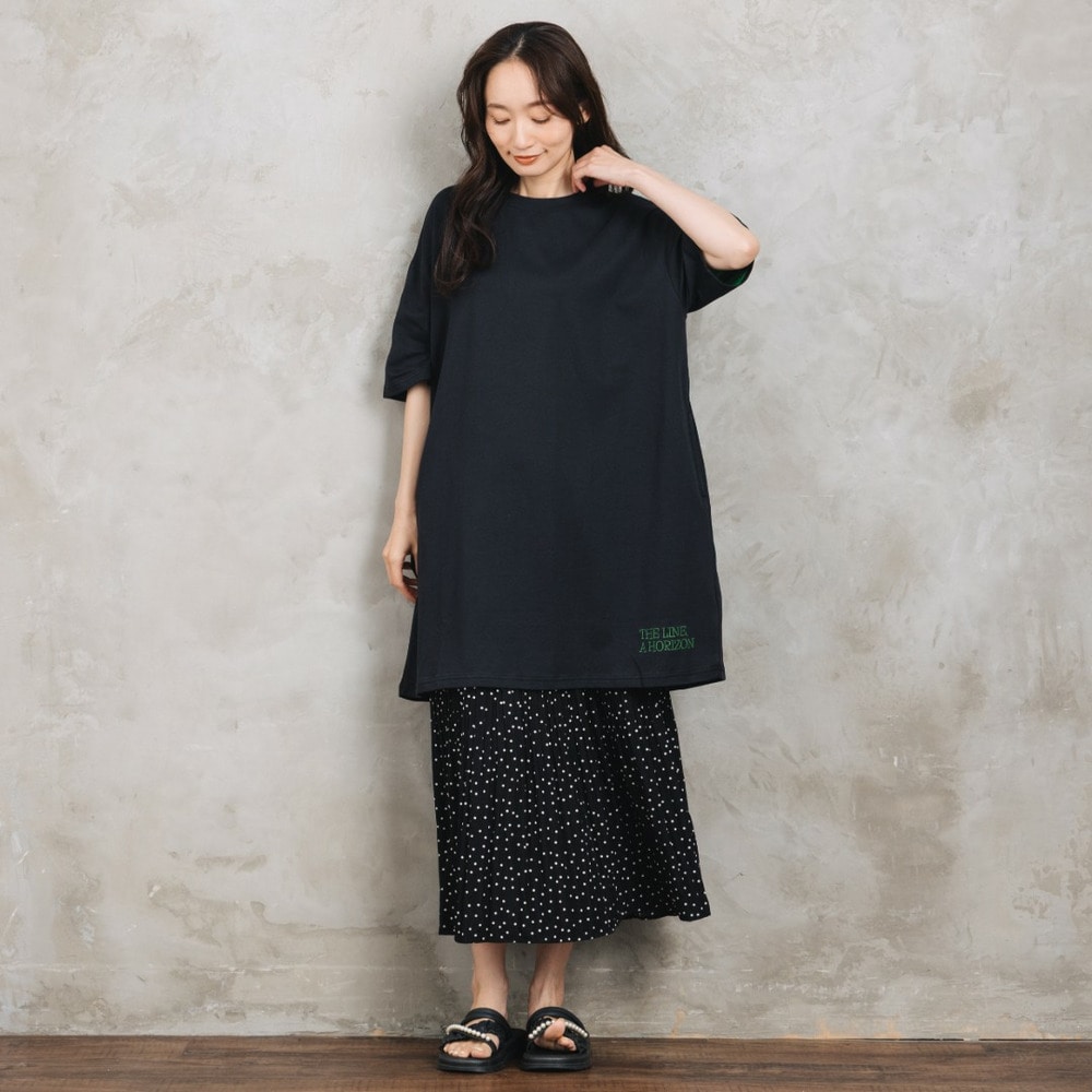 21号(6L~) FONTLAB リバーカラー刺繍チュニック【予約販売限定】4