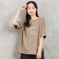 FONTLAB メタルライクロゴハーフスリーブTシャツ