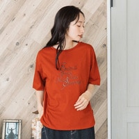 FONTLAB メタルライクロゴハーフスリーブTシャツ