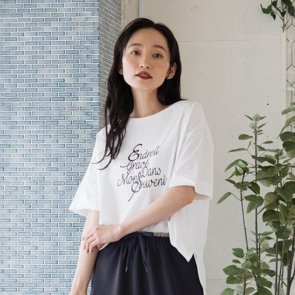 21号(6L～) FONTLAB メタルライクロゴハーフスリーブTシャツ【予約販売限定】