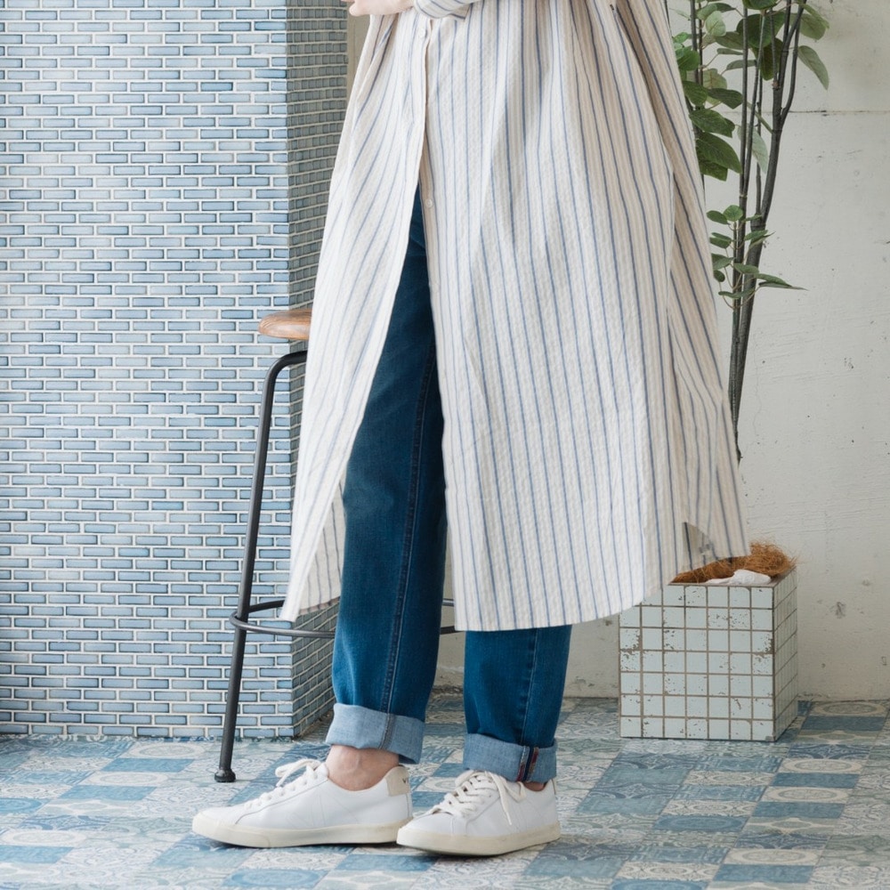 London Denim [Rogique]レインボーステッチエアレットデニム