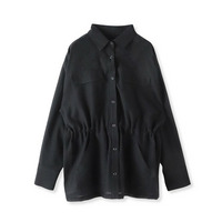 シアーシャツジャケット≪洗濯機で洗える≫