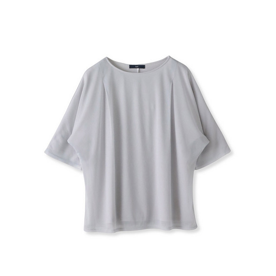 【大きいサイズ】トリコットシフォンカットソー≪洗濯機で洗える≫【アリノマ/Alinoma】 【大きいサイズ】トリコットシフォンカットソー≪洗濯機で洗える≫【アリノマ/Alinoma】