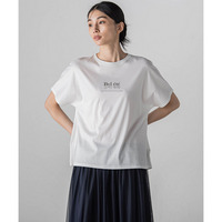 箔プリントロゴTシャツ≪手洗い可能/吸水速乾/接触冷感≫