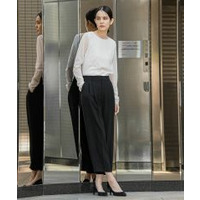 【大きいサイズ】ハイウエストバレルパンツ≪洗濯機で洗える≫