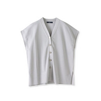 【大きいサイズ】ラメニットジレ≪手洗い可能≫