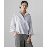 【大きいサイズ】エステネージュスキッパーブラウス≪洗濯機で洗える/接触冷感/紫外線防止≫
