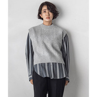 【大きいサイズ】HAMILTONニットベスト≪手洗い可能≫