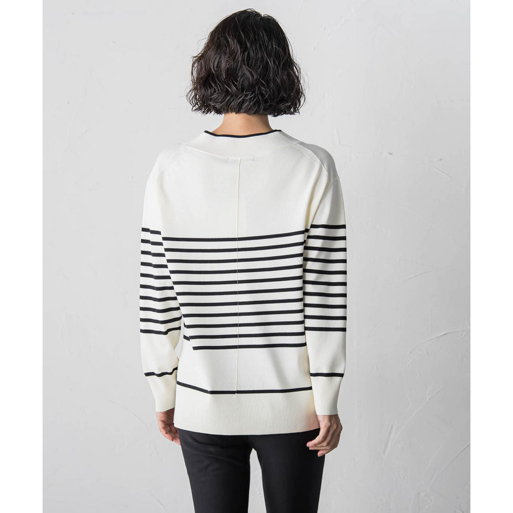 【大きいサイズ】Vネックニット≪手洗い可能≫15