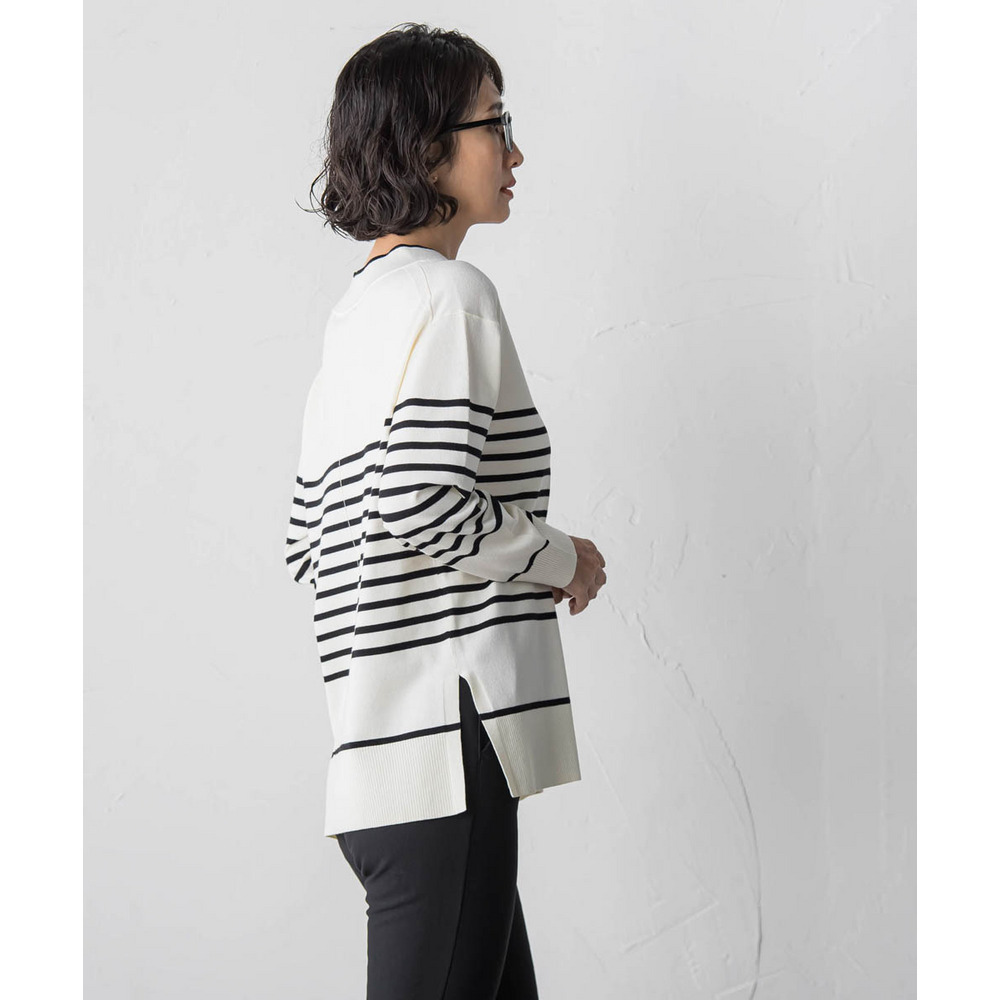 【大きいサイズ】Vネックニット≪手洗い可能≫16