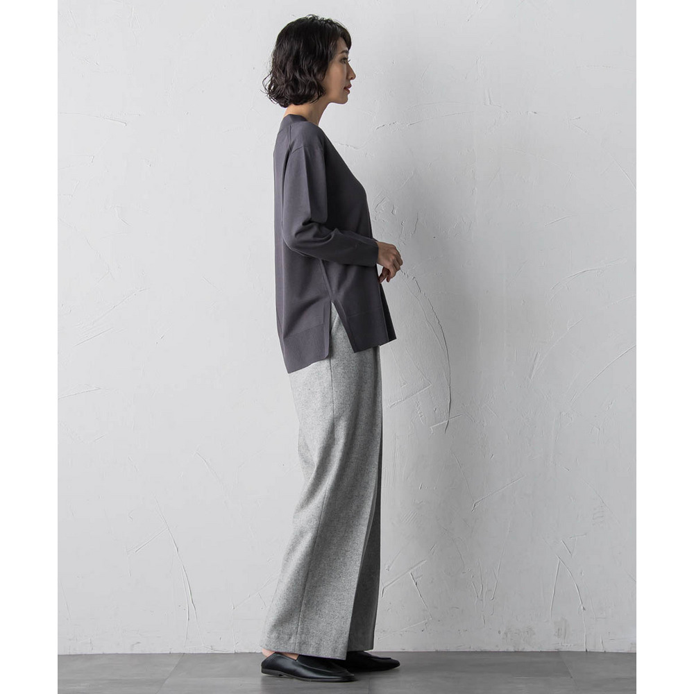 【大きいサイズ】Vネックニット≪手洗い可能≫2