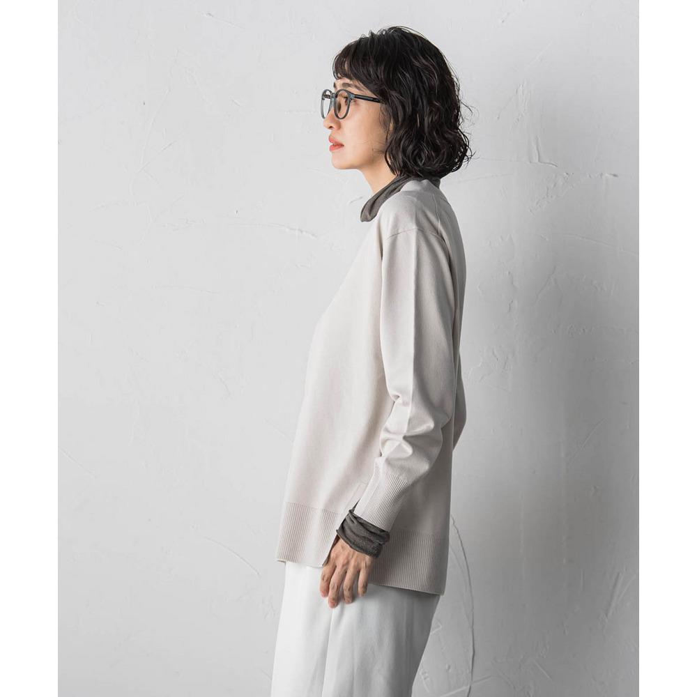 【大きいサイズ】Vネックニット≪手洗い可能≫26