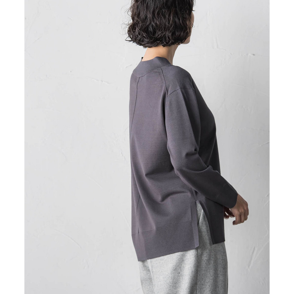 【大きいサイズ】Vネックニット≪手洗い可能≫5