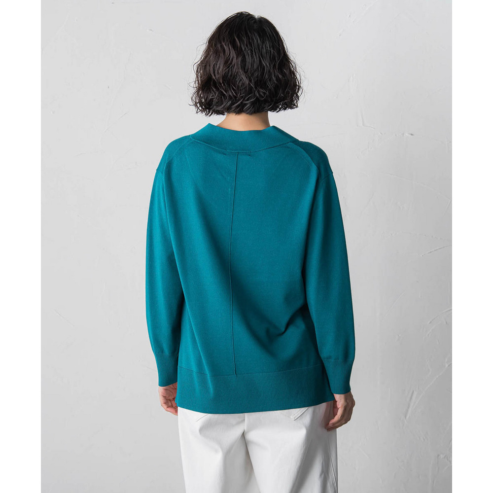 【大きいサイズ】Vネックニット≪手洗い可能≫8