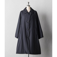 【大きいサイズ】撥水タフタロングコート≪洗濯機で洗える≫