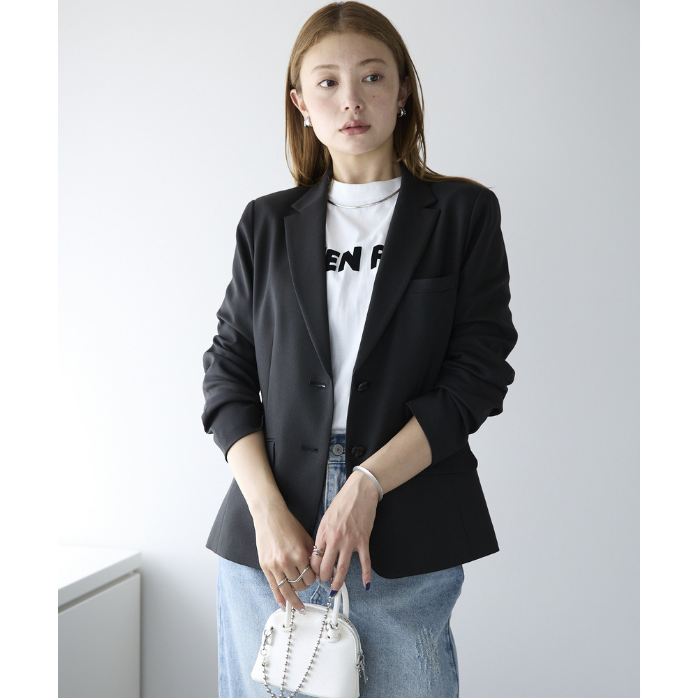 新色ブラック登場!【洗えるスーツ】高機能ジャケット 無地(ストレッチ/多収納/セットアップ可)1