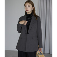 マイクロ千鳥柄 オーバーサイズ テーラードジャケット