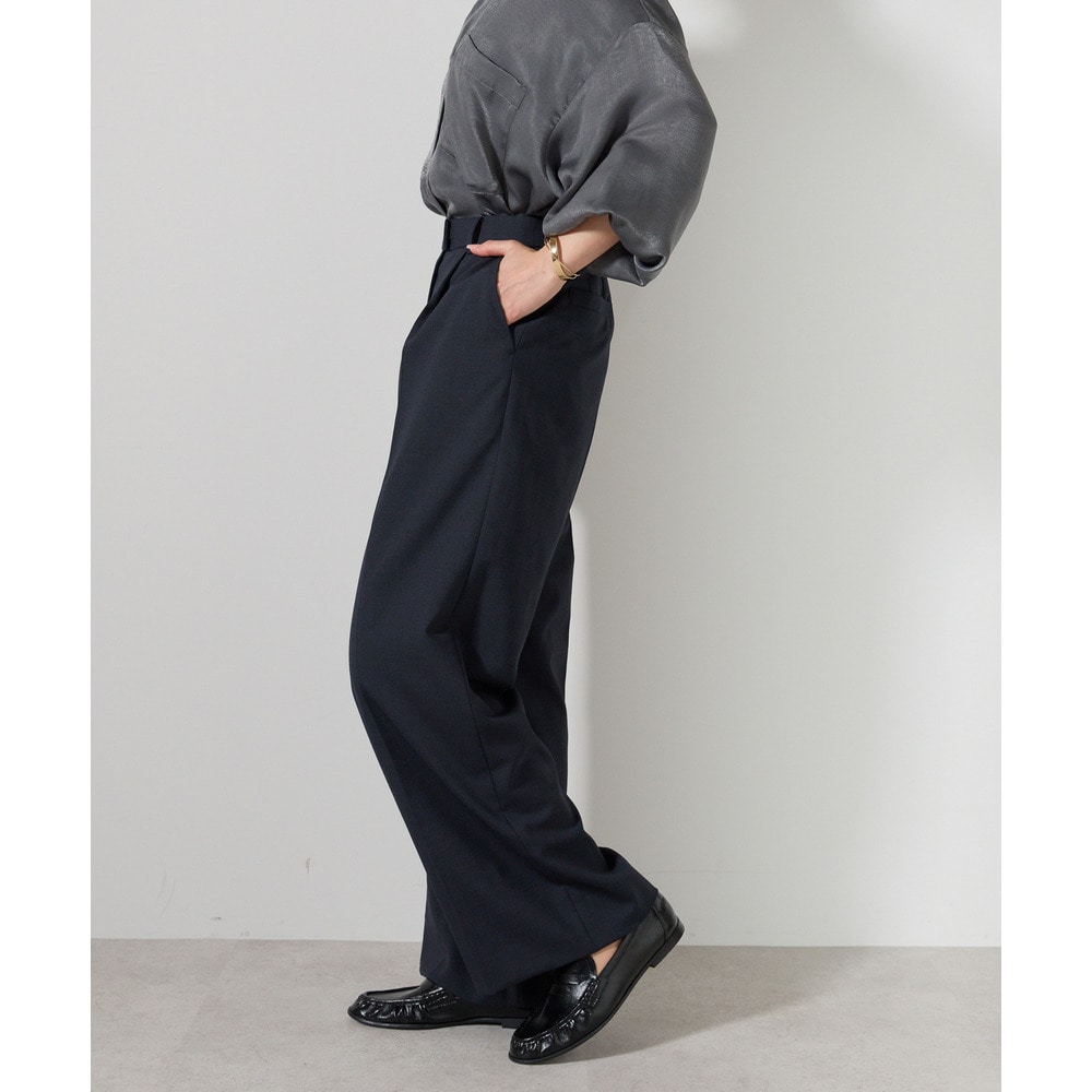 センタープレスウールブレンドワイドパンツ ※セットアップ可9
