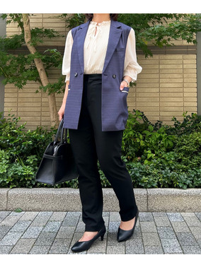 夏オフィスカジュアルコーデ（150㎝）