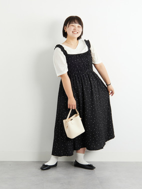 「可愛いけど我慢しない」 キャミワンピース