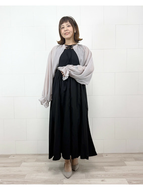 シースルー シフォンコーデ