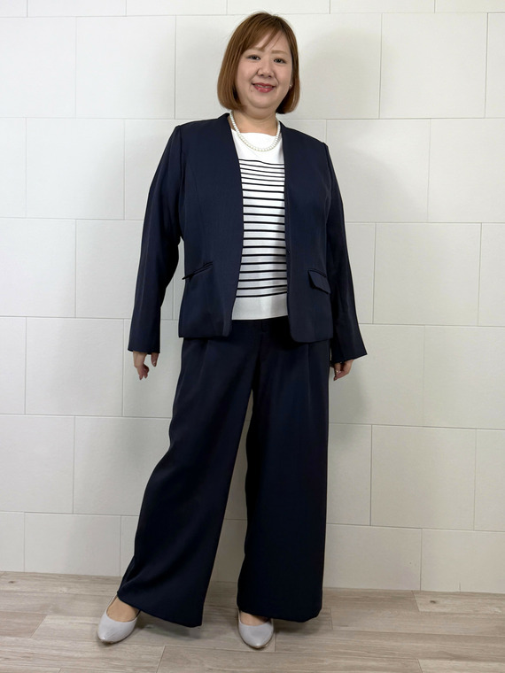 スーツセットコーデ